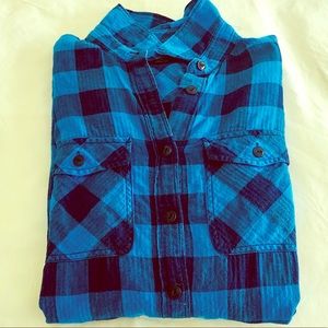 J. Crew flannel shirt size 6.